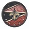 The Memory Company 11.5" Black and Gold NFL New Orleans Saints Wall Clock